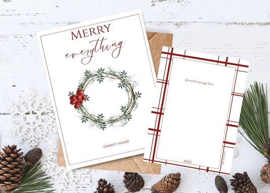 Special Edition | Holiday Card | Custom Print | Watercolor