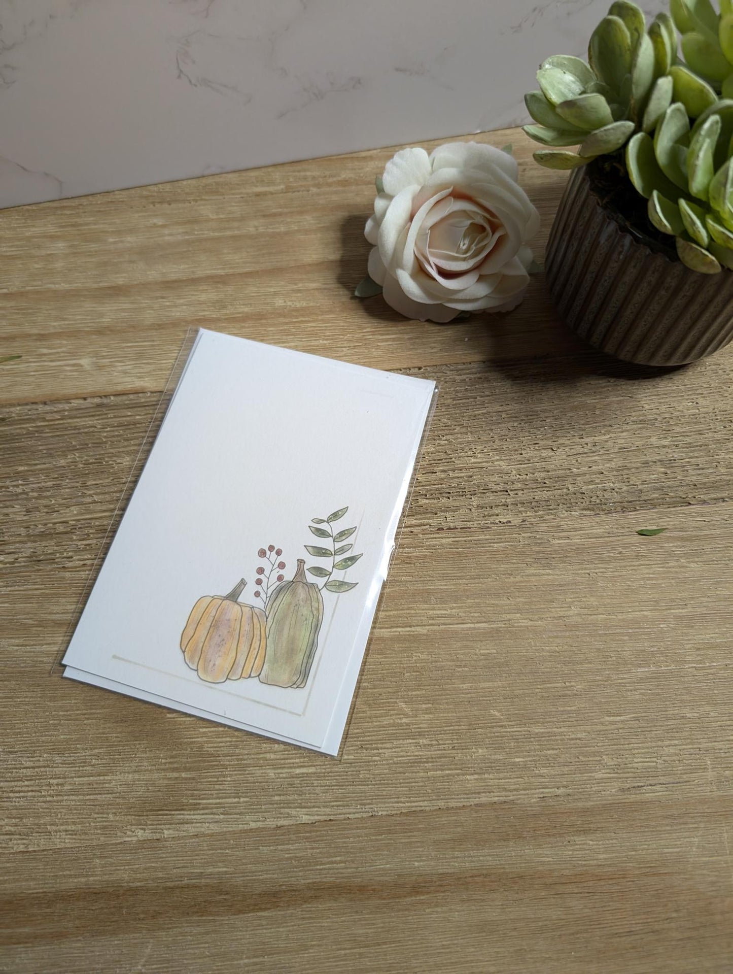 Notecard | Fall Collection | Give Thanks | 5 designs | Watercolor