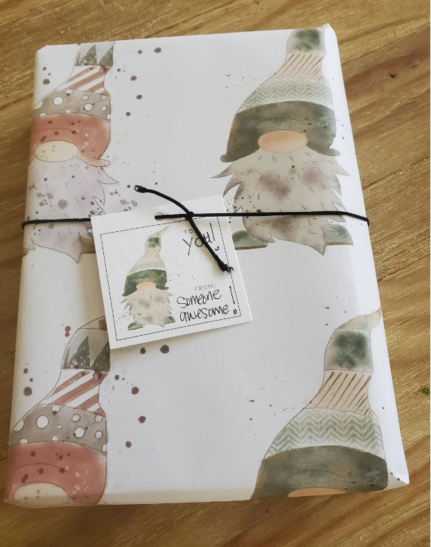 Wrapping Paper Set | Holiday | Watercolor | 3 sheets