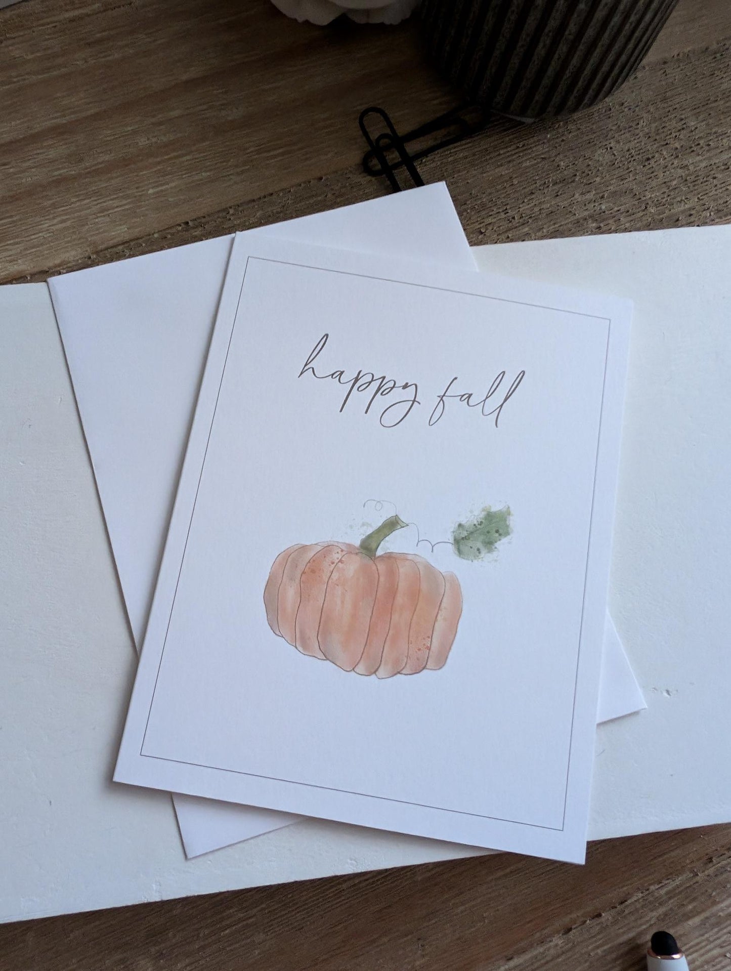 Notecard | Fall Collection | Give Thanks | 5 designs | Watercolor