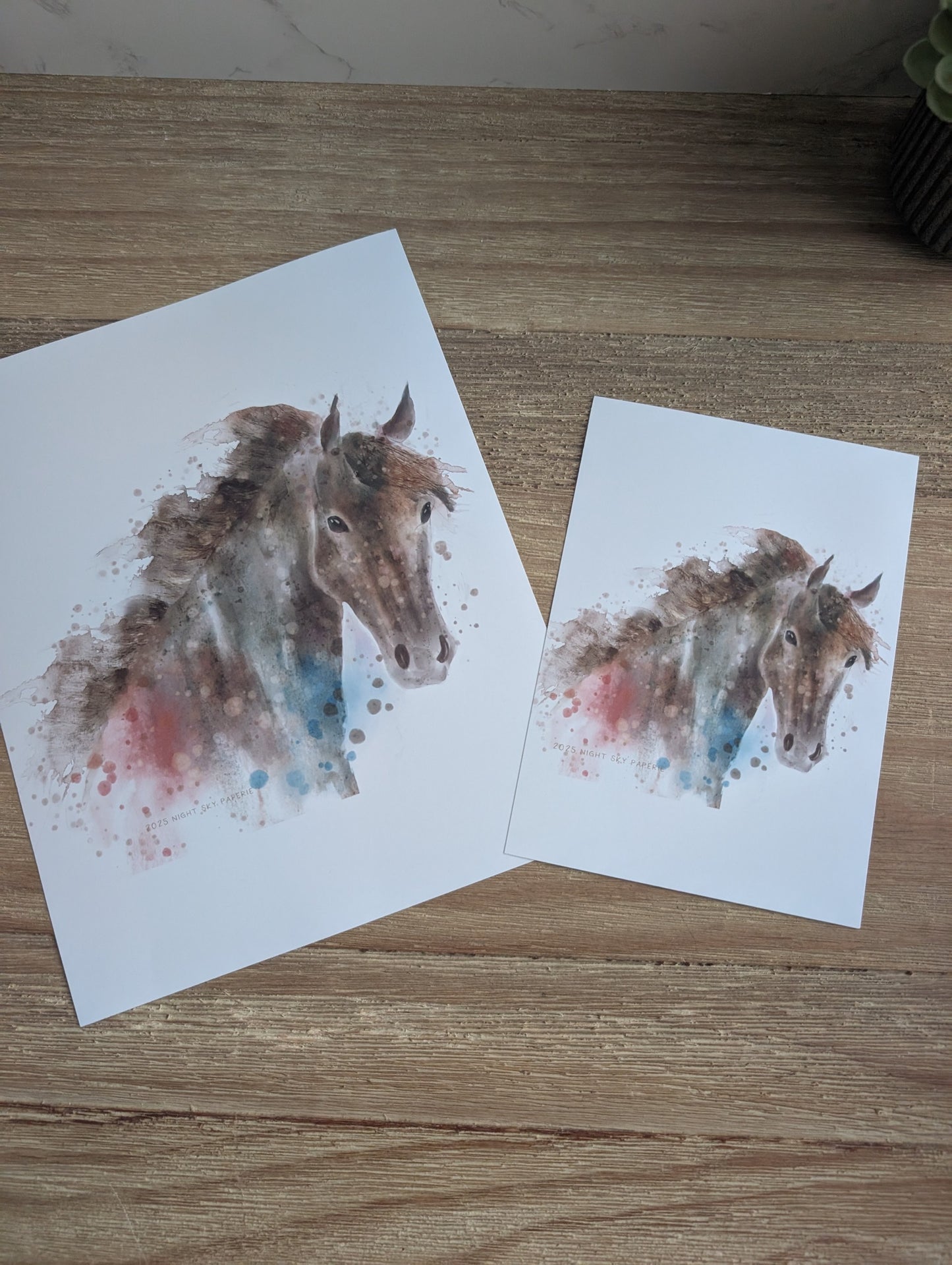 Framed Art | Limited Edition | 8x10 in  | Watercolor Design