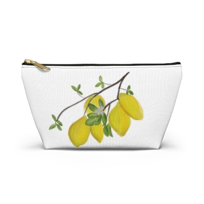 Canvas Pouch | T-Bottom | Zipper | Pencil Case | Hostess Gift | Watercolor Design