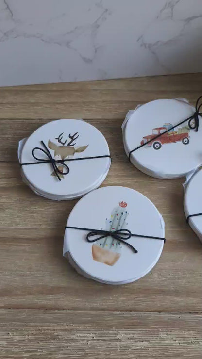 Coaster | Holiday Collection | Round | Ceramic