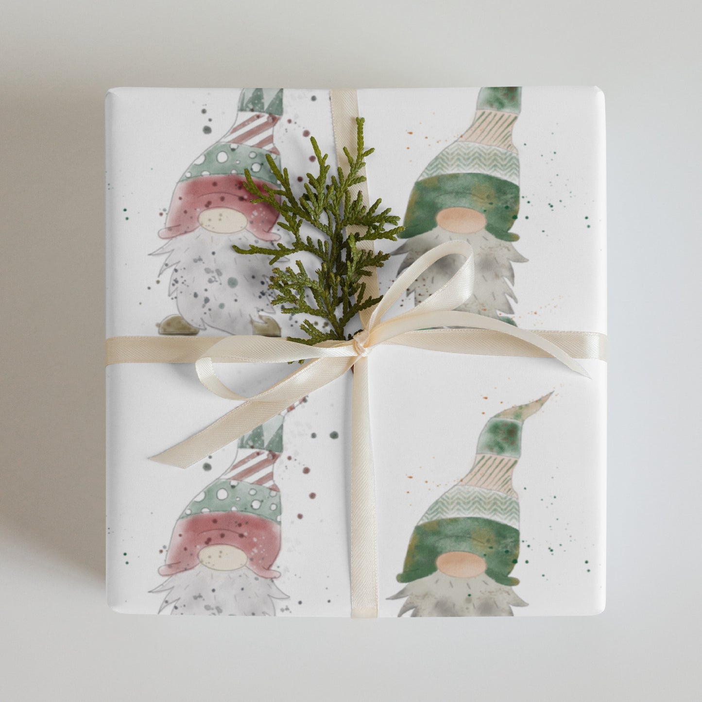 Wrapping Paper Set | Holiday | Watercolor | 3 sheets